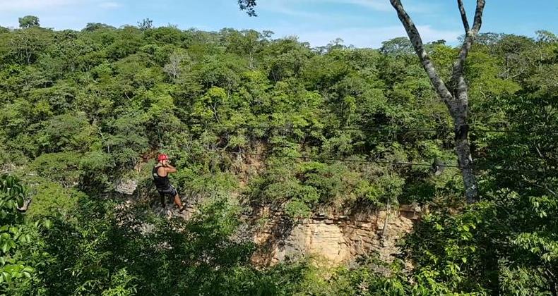 tirolesa mambaí em goias