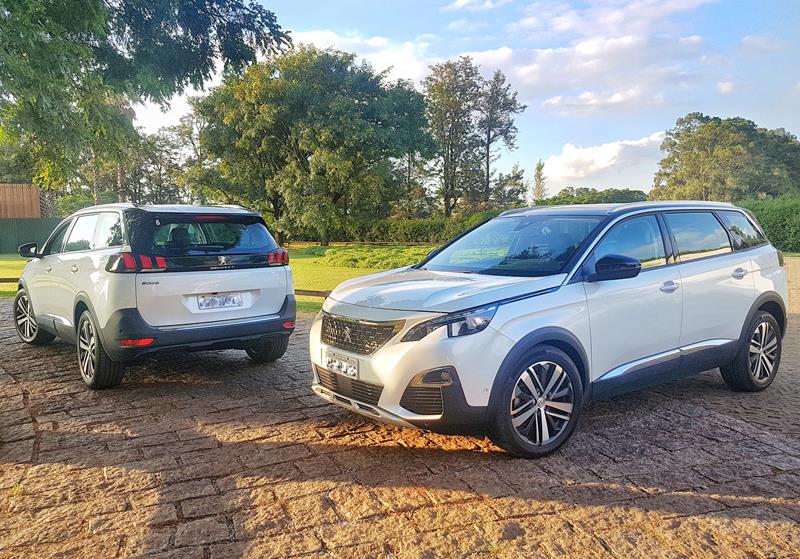 frente e lateral do novo peugeot 5008