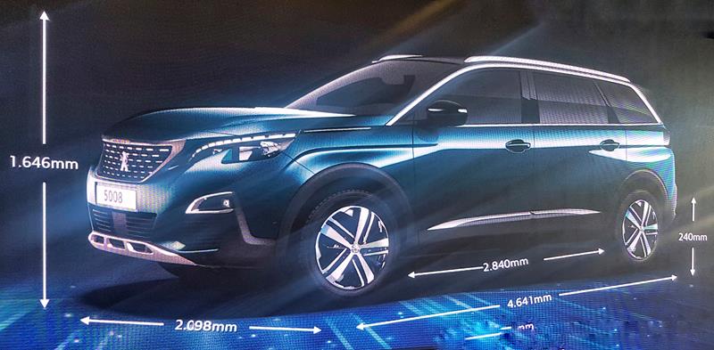 medidas do novo peugeot 5008