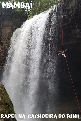 salve no pinterest o rapel na cachoeira do funil