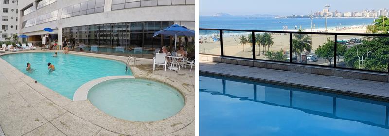 piscina do Hotel Hilton Copacabana