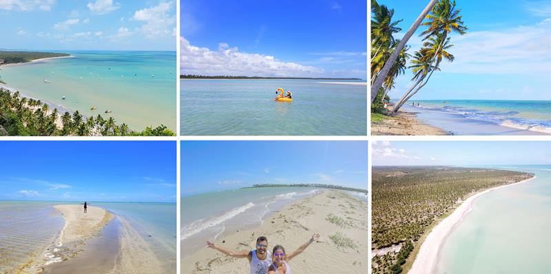 praias litoral norte de alagoas