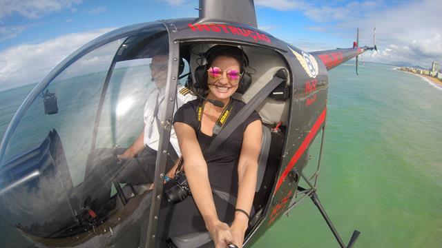 Voo turistico de helicoptero em Macae