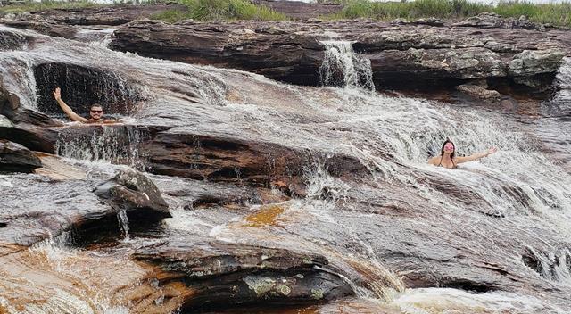 Quedas da cachoeira do lajeado