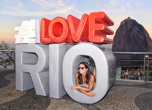 totem i love rio no morro da urca