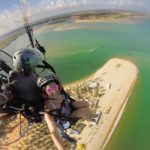 Voo paramotor na praia do gunga alagoas