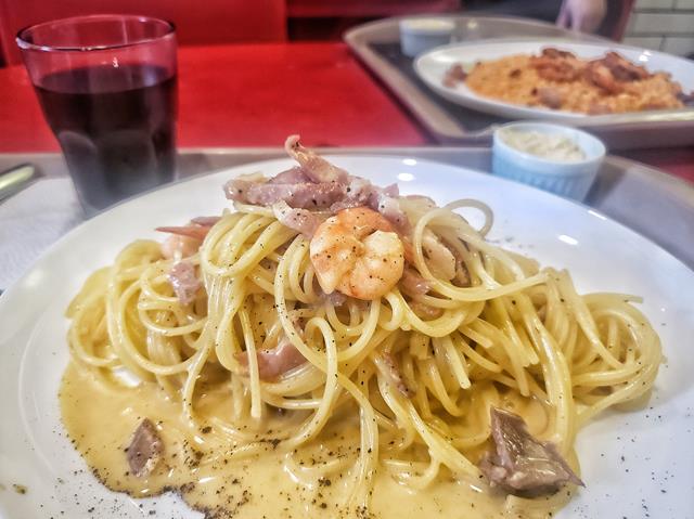 O macarrão em Botafogo Comida rapida