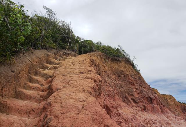 escadaria para o mirante 