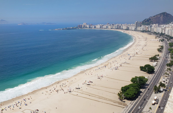 Praia de Copacabana te vejo pelo mundo