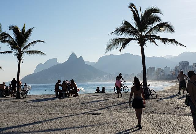 De bike no Rio de Janeiro