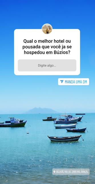 Enquete melhores hotéis de Búzios